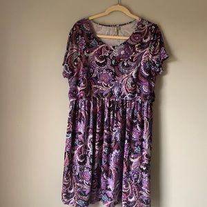 ASOS dress- breastfeeding ease with hidden pocket